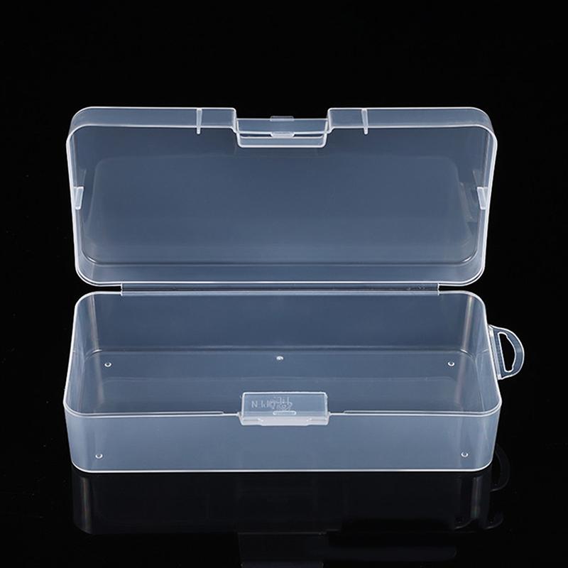 1 шт., чехол для ручек для ногтей, коробка из полипропилена, прозрачная коробка для кистей для ногтей, канцелярские принадлежности, школьный пенал, принадлежности для хранения карандашей