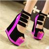 Women's Spring and Summer Models Waterproof Height Increase Wear Muffin Shoes Thick Bottom Breathable Sandals Fish Mouth Shoes