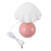 LED Table Lamp Mushroom Shape Dimmable 3 Color Temp USB Plug In Decorative Desk Night Light for