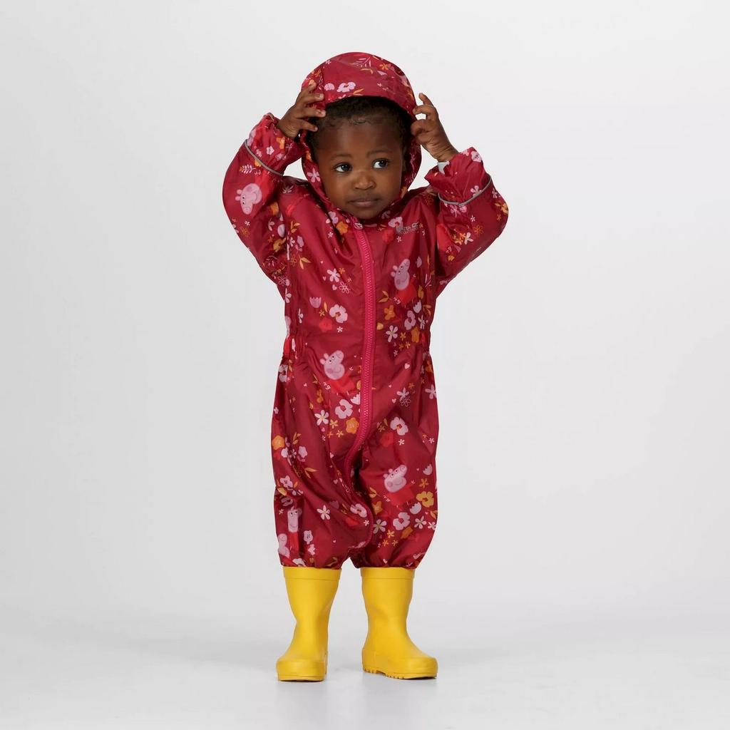 Regatta Childrens/Kids Pobble Peppa Pig Puddle Suit