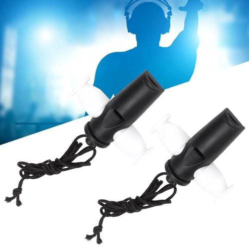 Samba Whistles, Musical Instrument Toys, Set of 2, ABS Plastic with Nylon Rope, for Kids, Samba Whistles, Samba Whistles, Musical Instrument Toys, Whi
