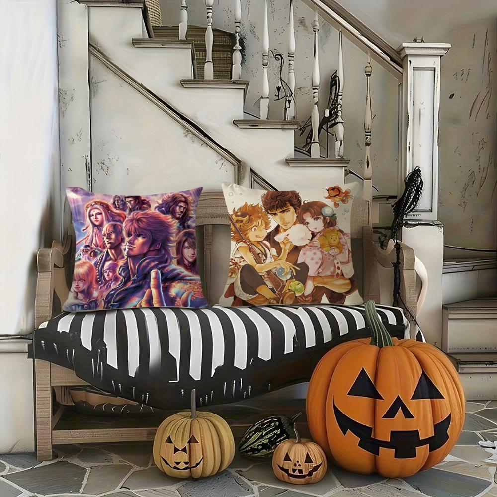 Аниме Кулак Северной Звезды-Японские Комиксы Наволочка с Принтом Наволочка для Гостиной Дивана Подушка Чехол и Декор для Спальни