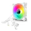 Вентилятор для корпуса ПК Tooniu ARGB, 120 мм, тихий, большой объем воздуха, высокая производительность, зеркало Infinity, 4-контактный разъем PWM, регулируемый вентилятор для кулера ЦП, сменный, 1 шт.