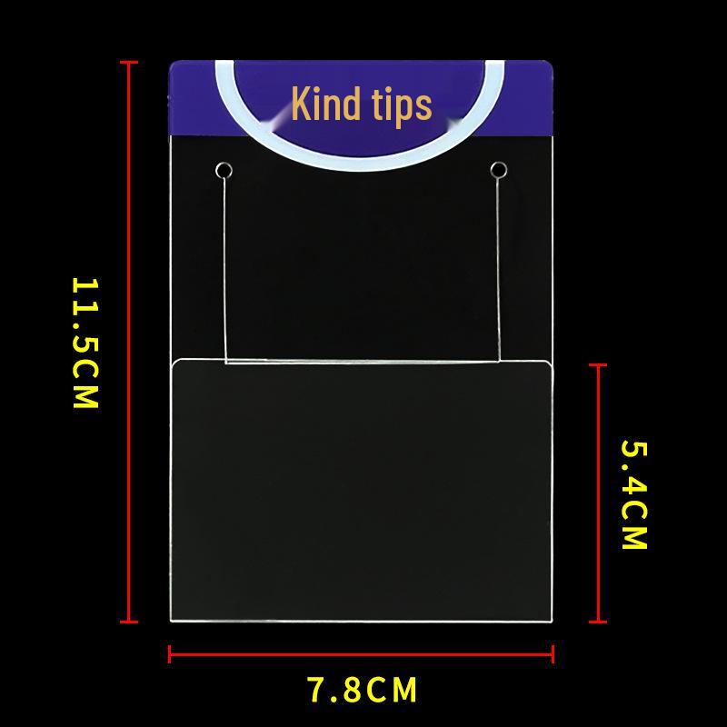 Прозрачный ПВХ рукав для полочных ценников для аптеки и магазина детских товаров