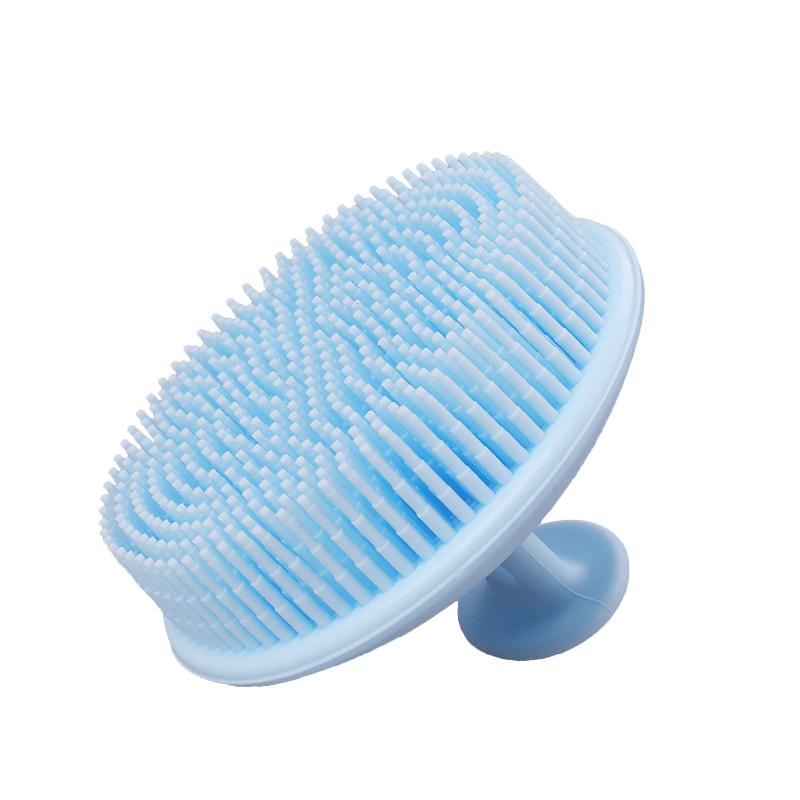 Hot Product Soft Full Silicone Shower Body Scrubber Good Quality Silicone Body Brush Scrub Custom Color Logo Silicone Bath Brush