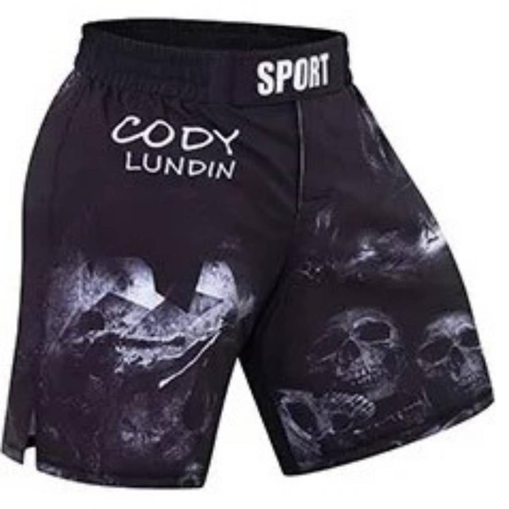 Шорты для ММА, мужские спортивные штаны для кикбоксинга, тайского бокса, полиэстера Godzilla