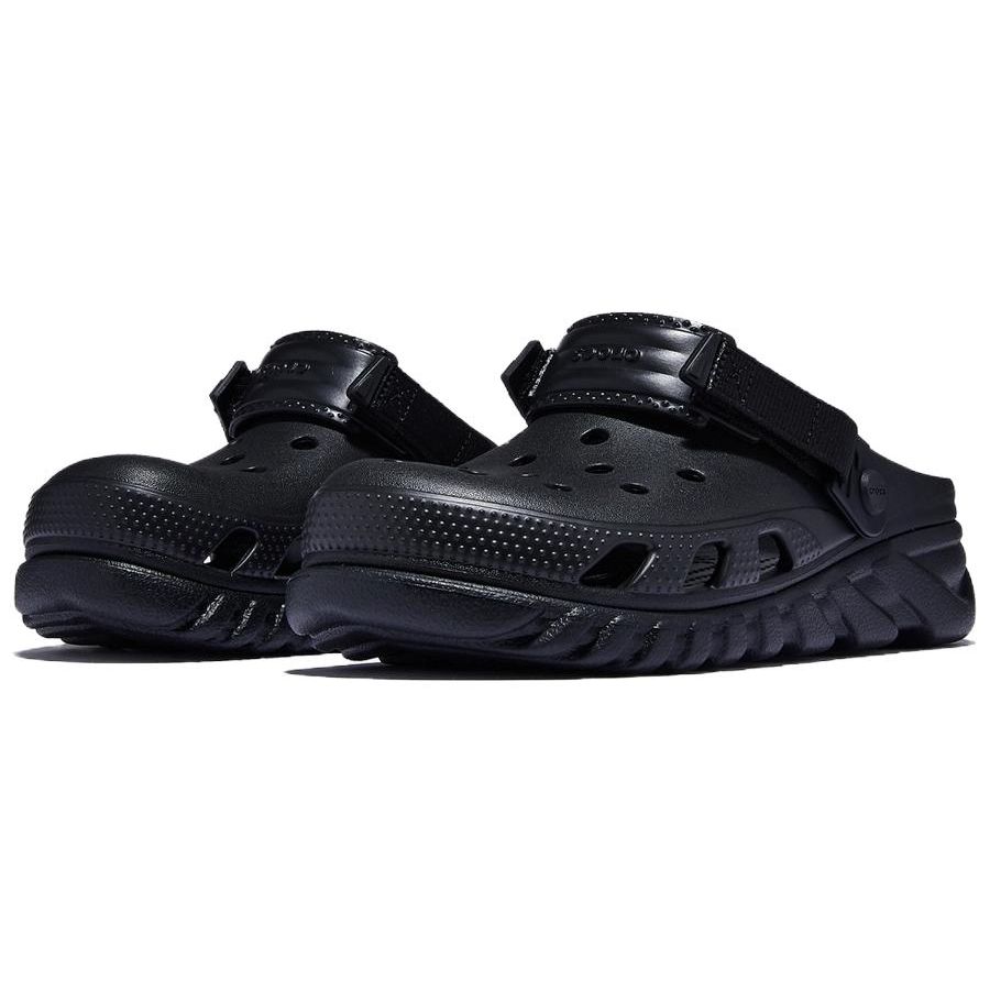 Crocs Duet Max Clog Eva Спортивный стиль Мягкие удобные клоги Унисекс клоги Черный 208776-001