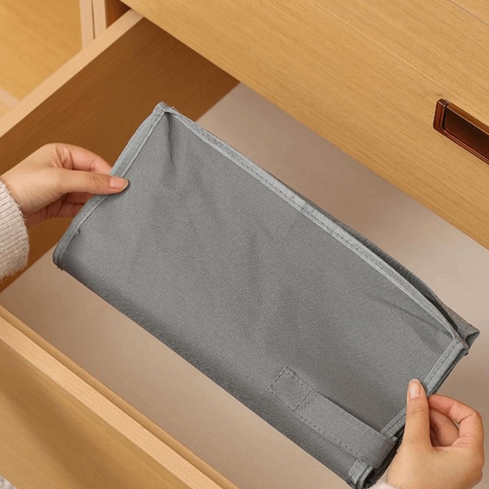 Сумка для хранения треугольных вешалок большой вместимости, экономящая место, дышащая корзина для хранения одежды с ручкой, складная