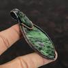 Ruby Zoisite Pendant Copper Wire Wrapped Gemstone Pendant Handmade Pendant Ruby Zoisite Jewelry Wrapped Pendant Copper Jewelry Gift For Her
