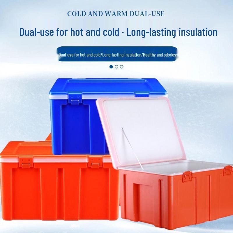Large 60L Insulated Plastic Delivery Box for Food Refrigeration