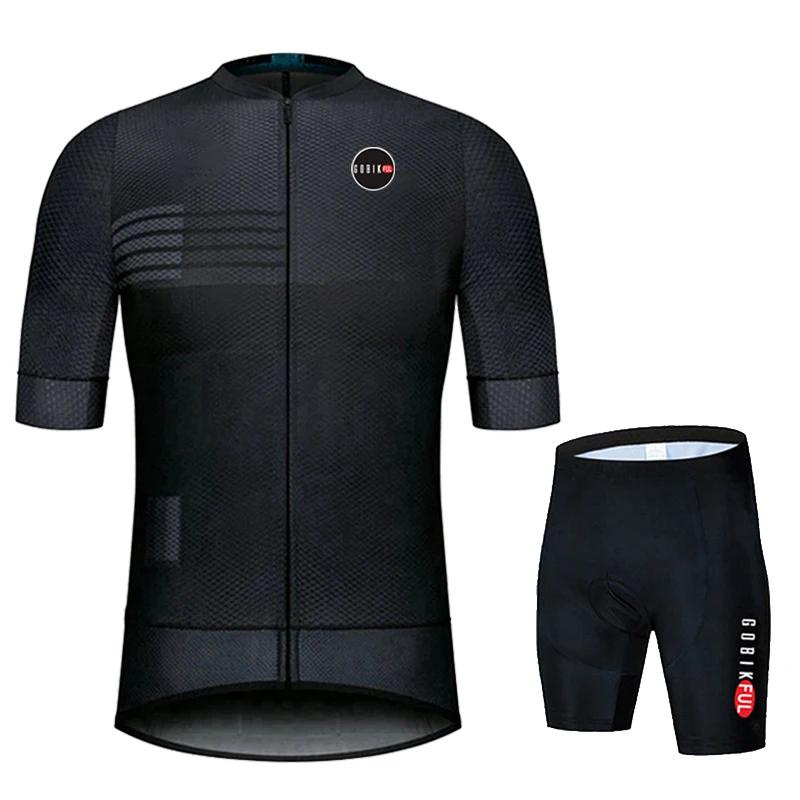 Gobikful  Men Summer Cycling Clothing Road Bike Shirts Suit Bicycle Bib Shorts MTB Ropa Ciclismo Maillot 2026 Summer Breathable Cycling Suit Set