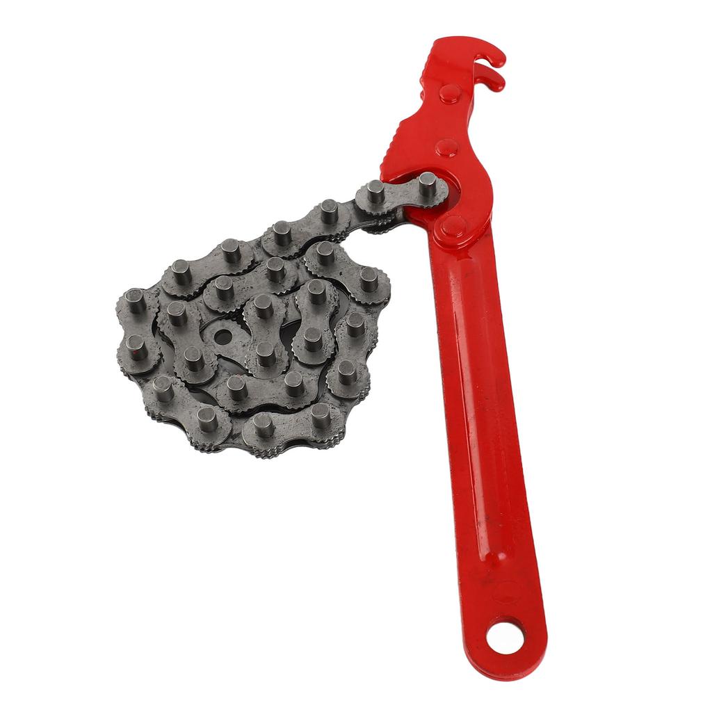 Adjustable Chain Oil Filter Wrench Grip Filters Spanner Pliers Removal Repair Tool