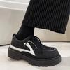 Fashion 2025 New Men's Wide Toe Lace Up Shoes Vintage Retro Chunky Sole Ankle Boots Casual Comfortable Non-Slip Black Fashion Sneakers