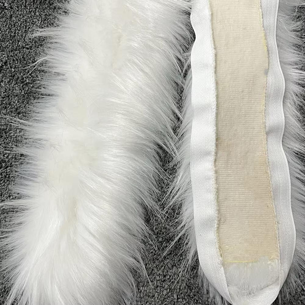 DIY Big Fur Collar 1M Hat Brim Plush Strip Fashion Artificial Fur Stripe Decoration