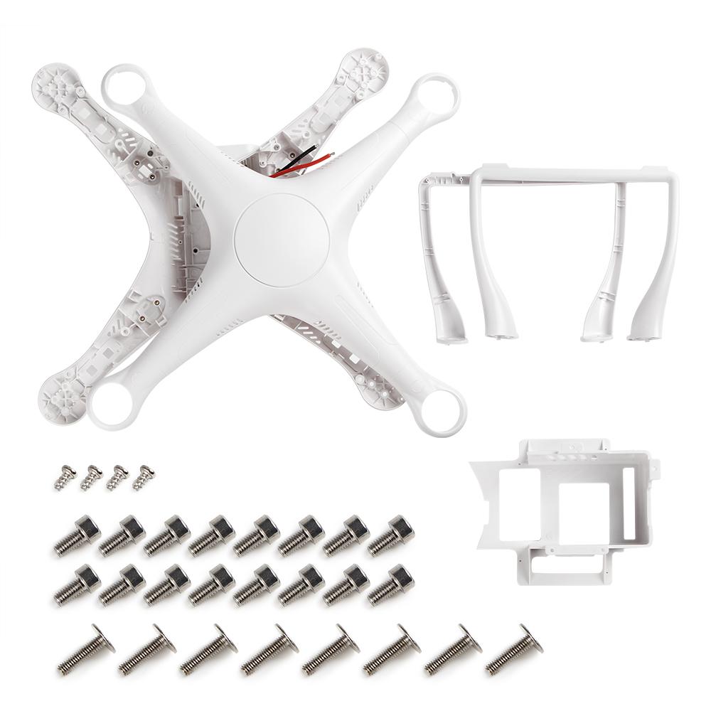 Upper Middle Bottom Landing Gear Body Shell Set Protective For DJI Phantom 3 Drone Repair Parts