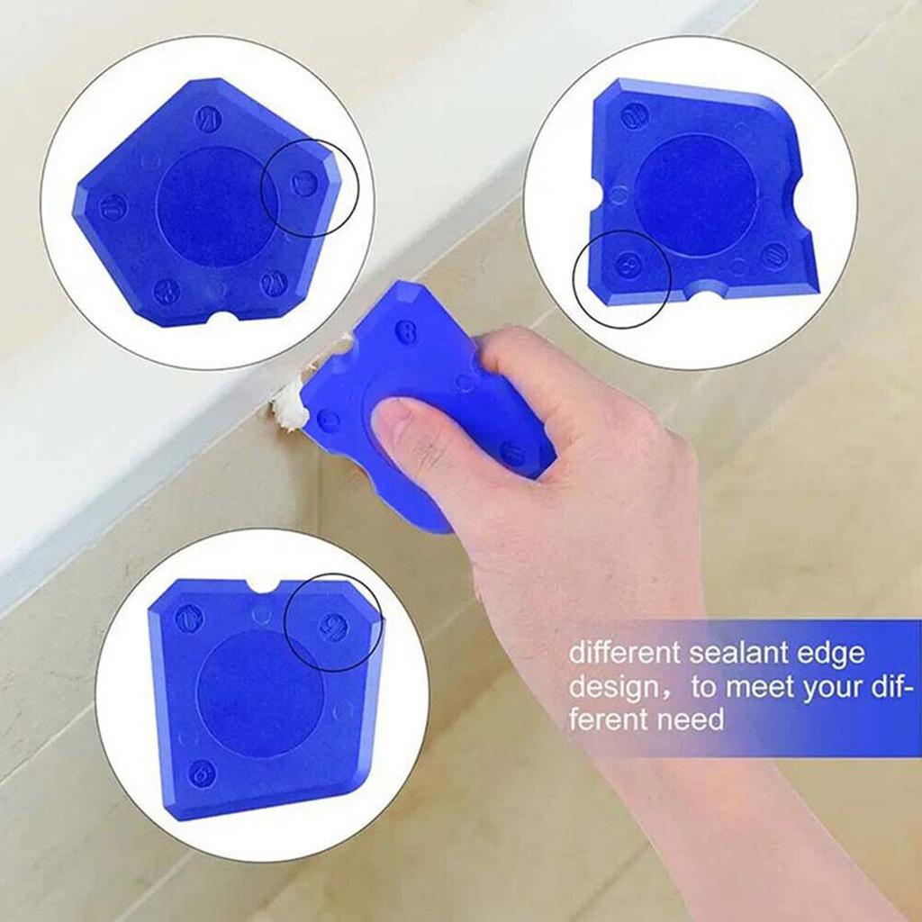 4pcs Multifunctional Grout Scraper Set Suitable For Efficient Tile Seam Cleaning And Smoothing In Kitchens And Bathrooms