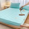 Quilted Waterproof Cotton Mattress Cover Thicken Mattress Protector Fitted Sheet with Elastic Double King Queen Size Bed Cover