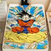 Фланелевое одеяло с принтом персонажей Dragon Ball, Высококачественное, Удобное для всех сезонов, Декор для дома, Тепло и уют, Идеально для рождественских подарков