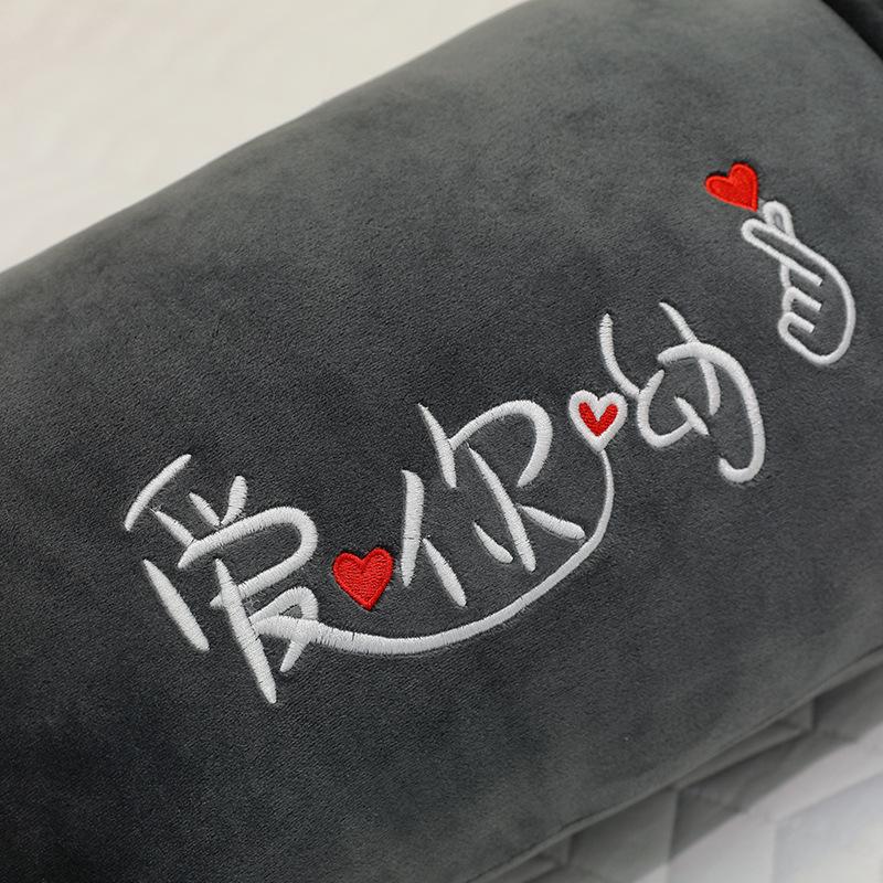 Кукла хаски милая большая плюшевая игрушка лежащая кукла-собака спящая подушка для объятий подарок для девочки на день рождения