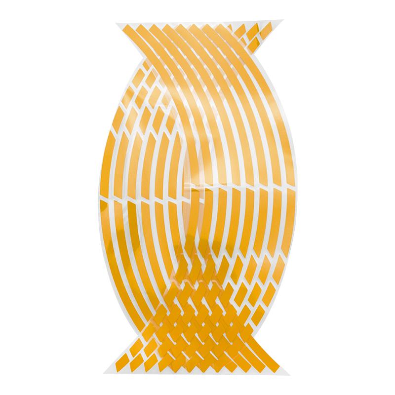 Наклейки для мотоциклов, 16 шт., светоотражающие полосы для 17/18 дюймов, аксессуары для обода колеса, ленты, аксессуары