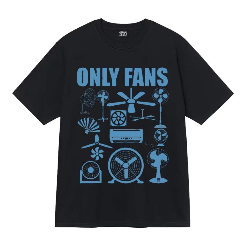 Only Fans Funny T-Shirts Fashion Streetwear Graphic T Shirt Cotton Short Sleeve Humor Pop Tees Unisex Y2k Aesthetic Unisexs Clothes