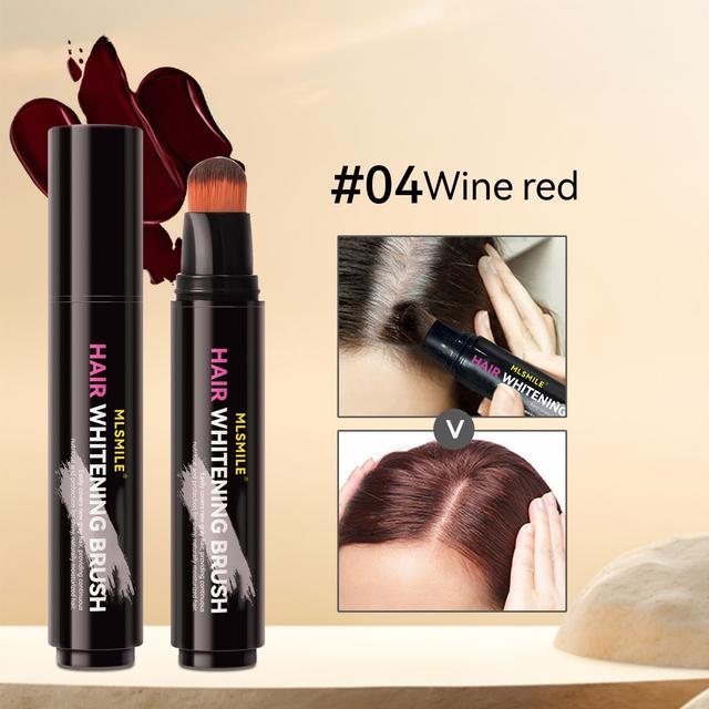 4-цветная краска для волос, чтобы покрыть белизну волос, одноразовая краска для волос, карандаш