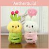 Delightful Animal Plush Keychain Bunny And Bear Cute Potted Accessories Plant