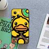 B Duck милый желтый модный чехол для телефона чехол для iPhone Xiaomi Mi Samsung Galaxy Redmi Note AS 11 12 13 14 15 22 23 24 5G Pro Plus Max Fe Ultra