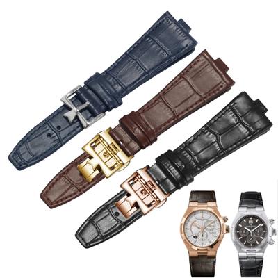 25*8 мм натуральная кожа мужской ремешок для часов Vacheron Constantin OVERSEAS Series 4500V 5500V P47040 застежка из нержавеющей стали ремешок для часов