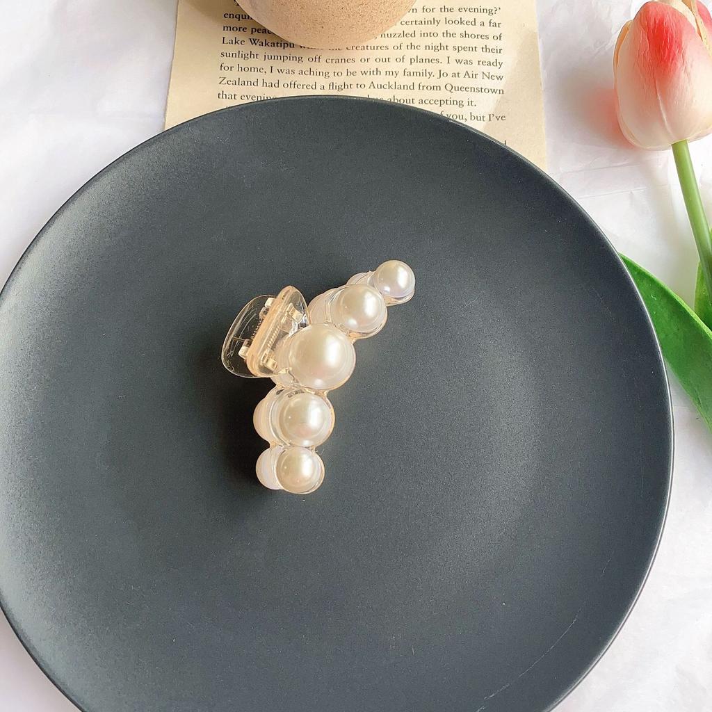 1 Pcs Fashion Minimalist Small Artificial Pearl Hair Claws For Women Girls Party Hair Accessories