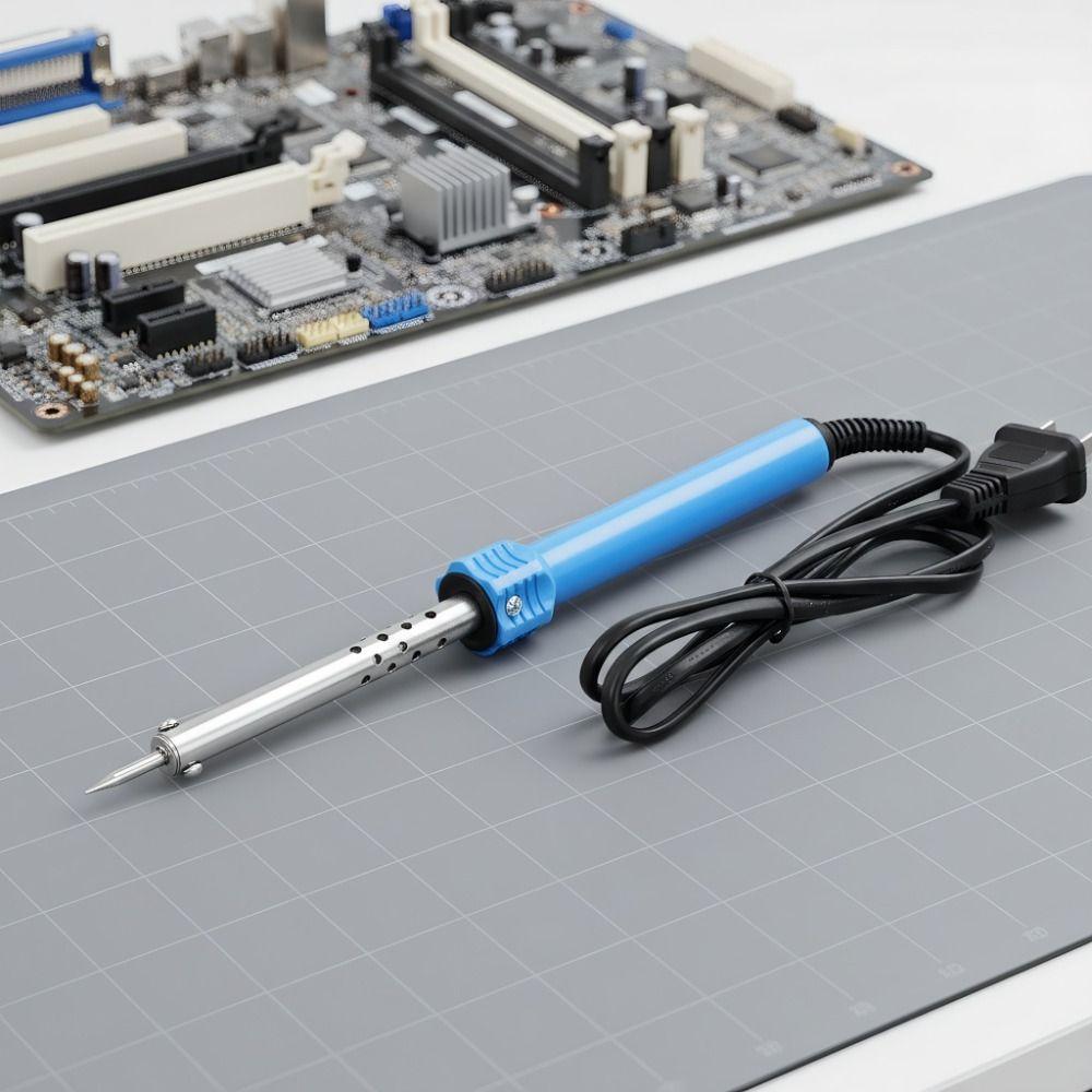 Plastic Handle Electric Soldering Iron Kit Soldering Brazing Equipment  Metal Electric Repairs