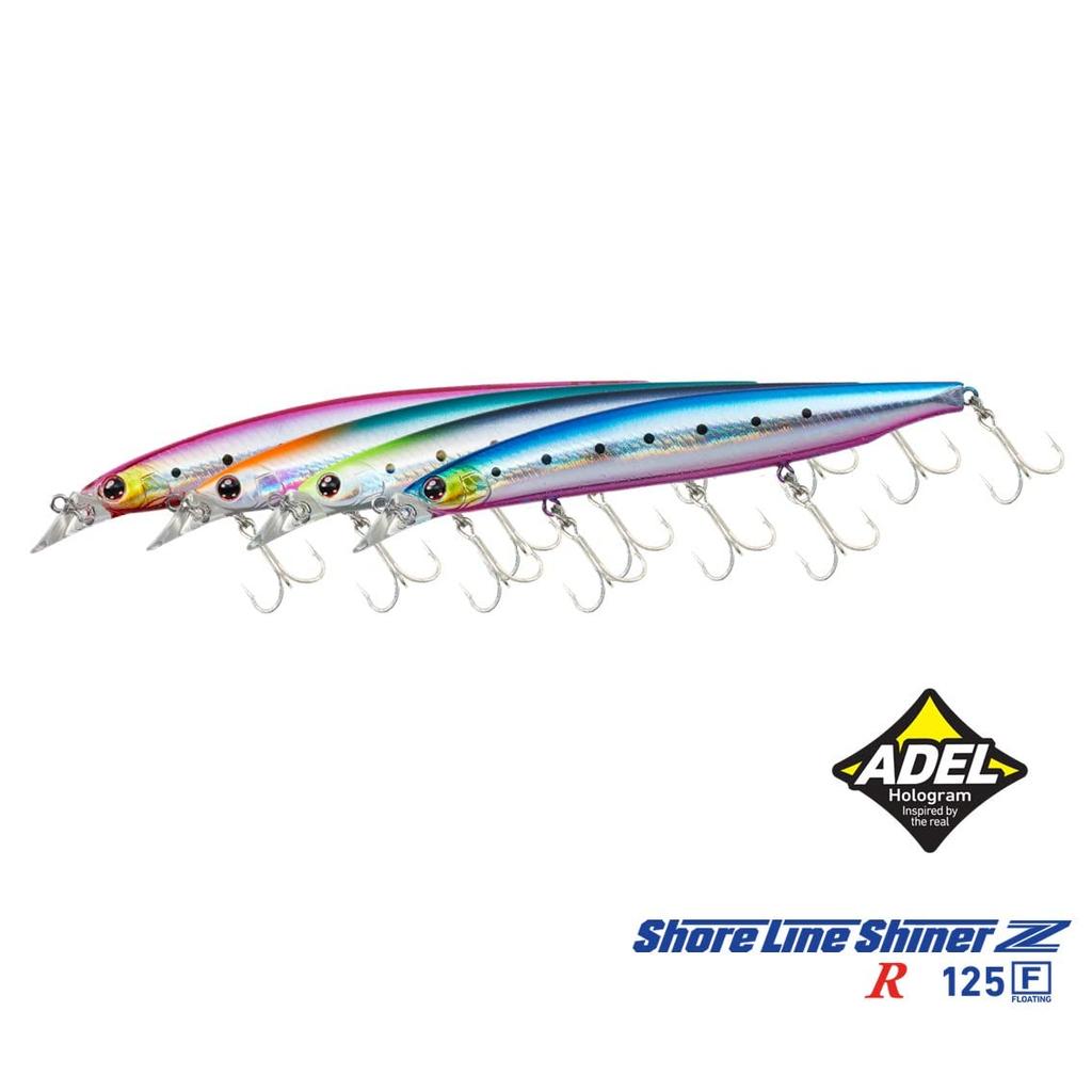 Daiwa Sea Bass Minnow Shoreline Shiner Z Vertis R 125F Adel Flounder Pink Sardine