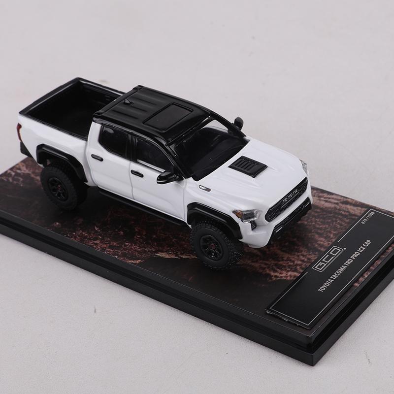 xmwcj1 DiecastTalk GCD 1:64 Toyota Tacoma TRD PRO ICE CAP Alloy Model Car
