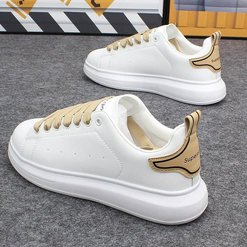 2024 новые белые туфли пара обуви толстая подошва легкая спортивная повседневная обувь роскошные теннисные туфли прогулочная обувь