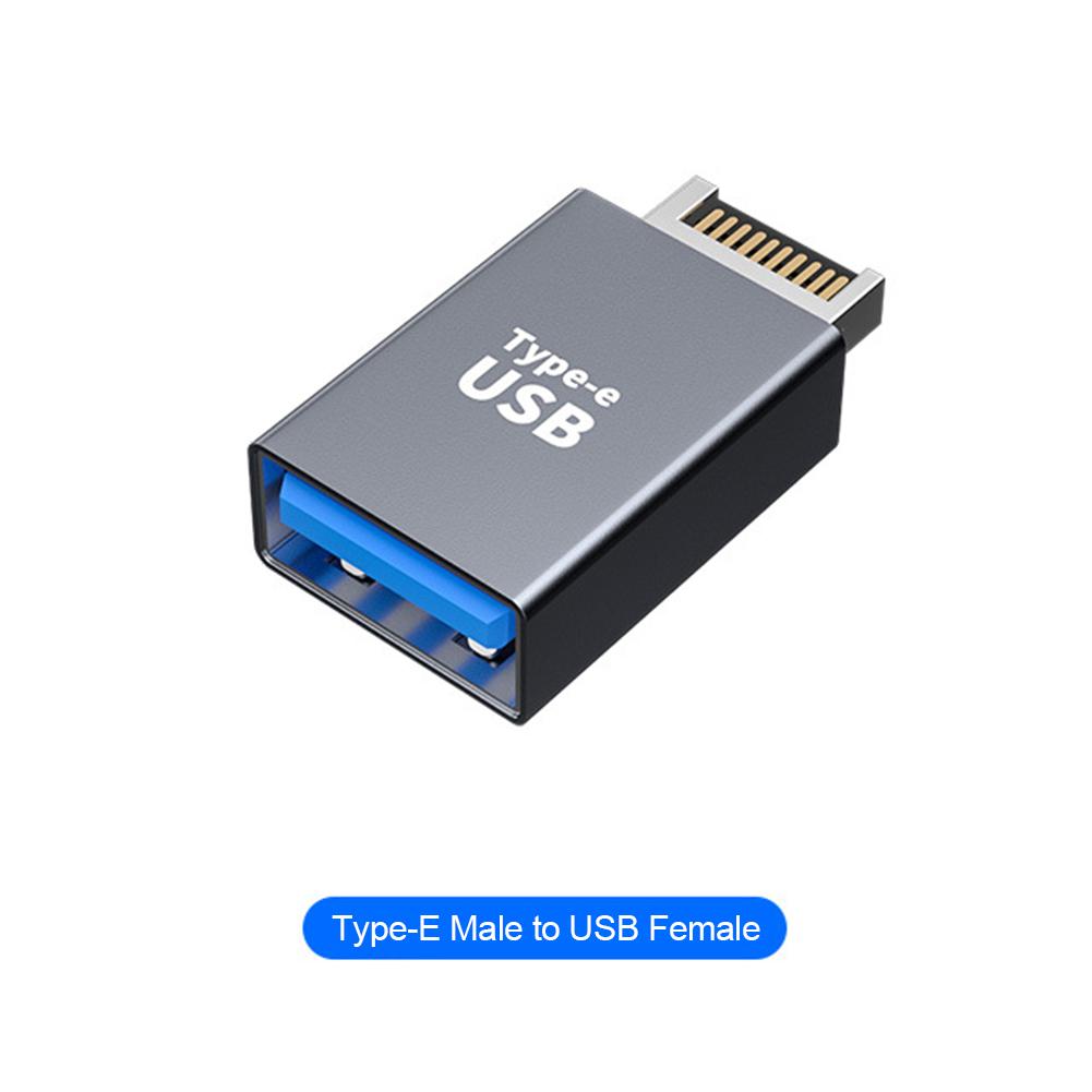Адаптер с материнской платы Type E на Type C/USB 5/10 Гбит/с Разъем-конвертер для ПК настольного компьютера с поддержкой USB3.0 Аксессуары для подключения