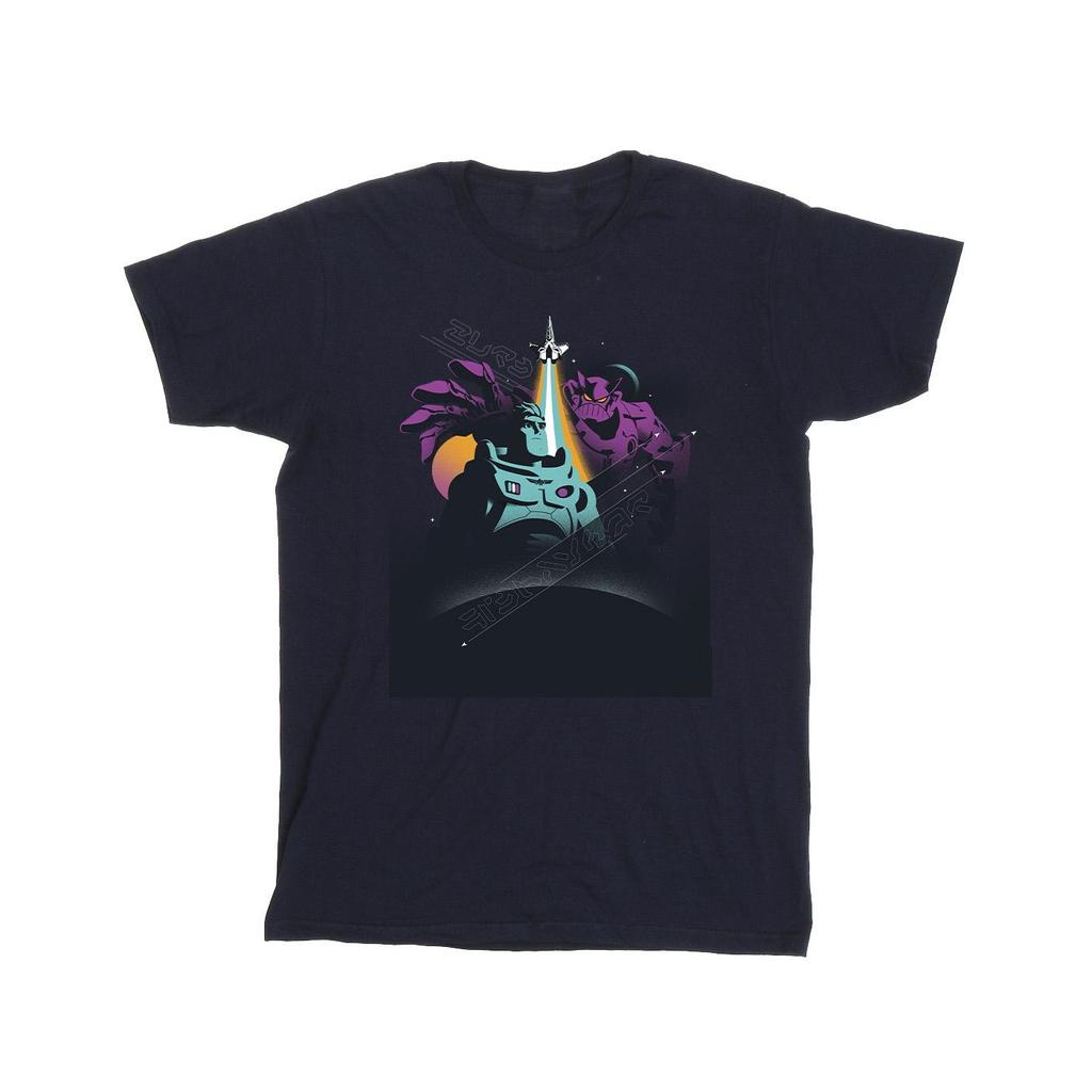 Disney Mens Lightyear Buzz And Zurg T-Shirt