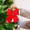 3Pcs Soft Velvety Fabric Bowknot Ornament Christmas Tree Bowknot Decoration For Mantels Wedding Festival Celebration