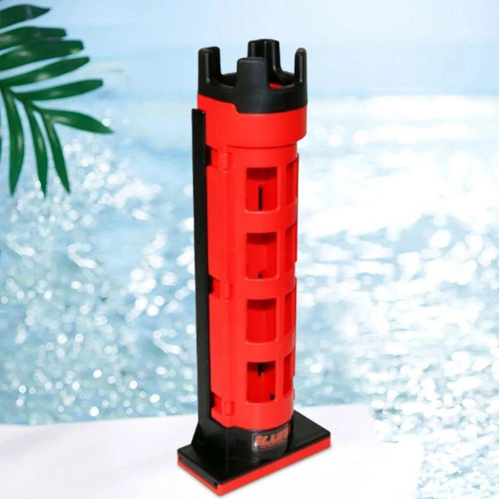 Durable Fishing Tackle Box Plastic Rod Holder Rod Display Bracket Fishing Accessories