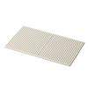 Ideaco Kitchen Drainers Sculpture Mat D Sand White, Silicone Drain Mat, 40cm Wide X 25cm Deep X 0.7cm High