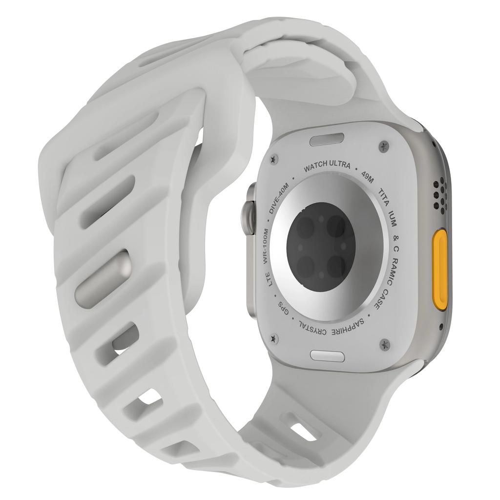 Силиконовые ремешки для Apple Watch Ultra 1 2 49 мм спортивный браслет iwatch series 10 42 46 мм 9 8 7 6 5 4 3 SE 45 мм 44 мм 40 мм 41 мм