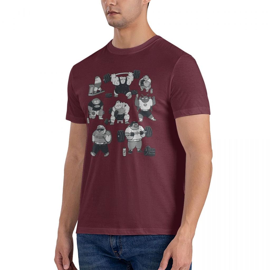 T Shirt TMNTs A Cryptid Gym Print Casual Short Sleeve Tees Unisex Gothic T Shirt