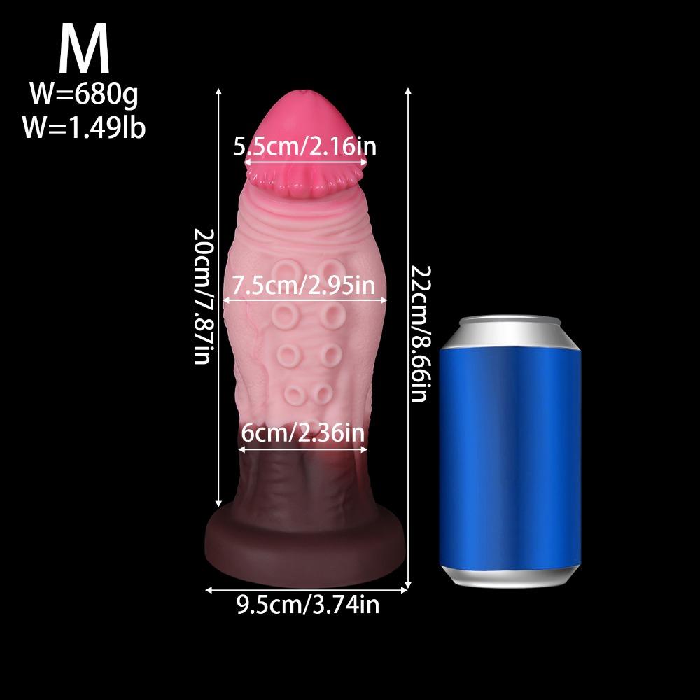Ultra Soft Liquid Silicone Huge Anal Plug Dildo Women Adult Sex Toy