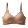 Summer Seamless Underwear Women's Small Breasts Gather and Show Big New Breasts Anti-sagging No Steel Ring Bra
