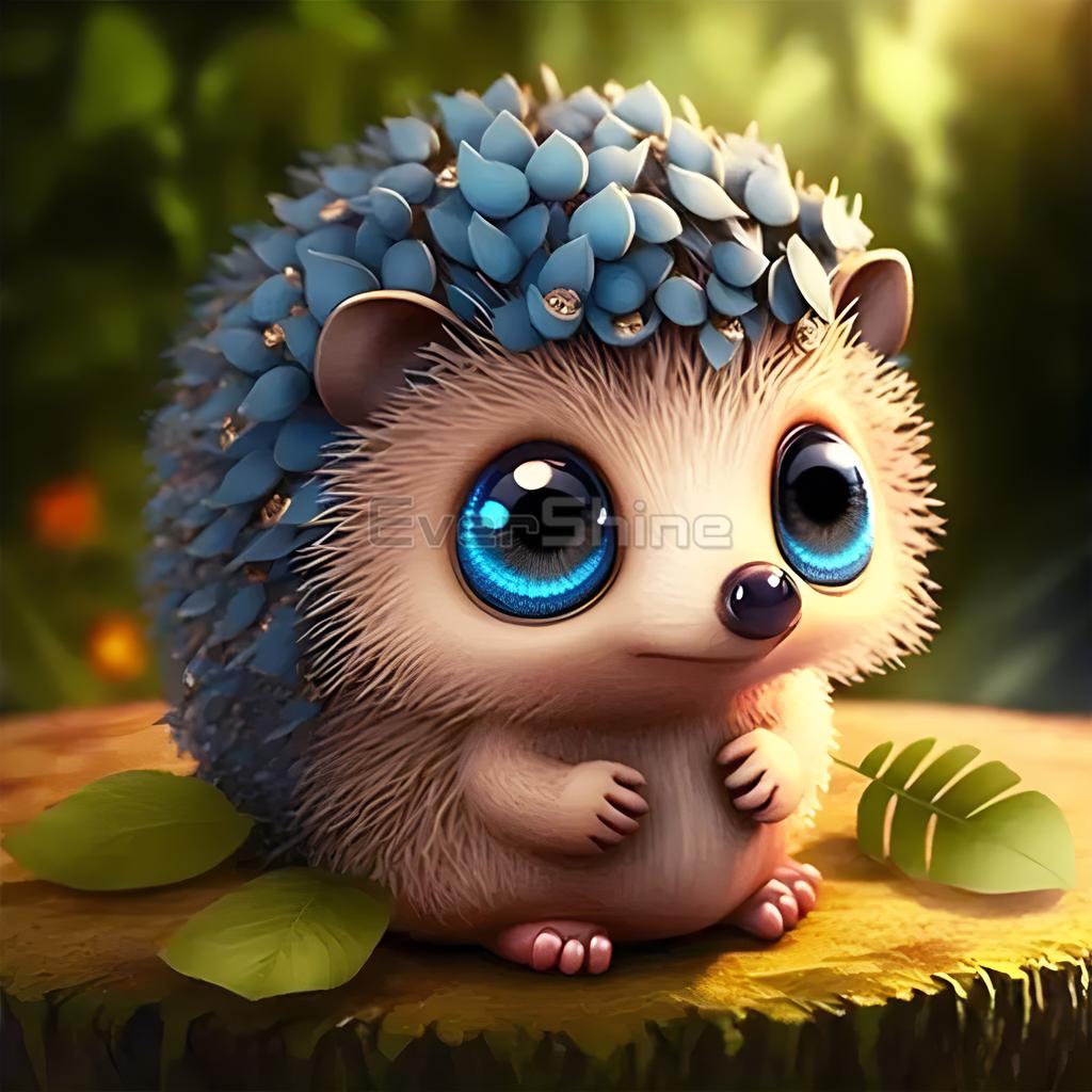 EverShine 5D DIY Алмазная картина Тигр Кошка Стразы Картины Мозаика Животное Набор для вышивки крестом Вышивка Мультфильм Наклейки на стену