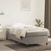 3144663 vidaXL Bed with Box Spring and Mattress Light Grey 100x200cm Velvet
