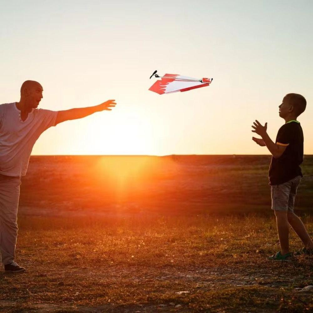 Мощность двигателя Складной бумажный самолетик Летающие игрушки Бумажный самолетик Игрушка Детский подарок