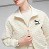 Puma T7 Luxe Sport Повседневная свободная куртка с длинным рукавом и воротником-стойкой, куртка унисекс для высоких гор и снега 620852-87