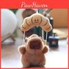 Cute Cartoon Chute Capybara Plush Keychain Children Accessories Dolls Gift