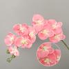 Artificial Orchid Flowers Long Stemmed Realistic Phalaenopsis Orchids No Maintenance Velvet Petals Fake Flower Home Decor