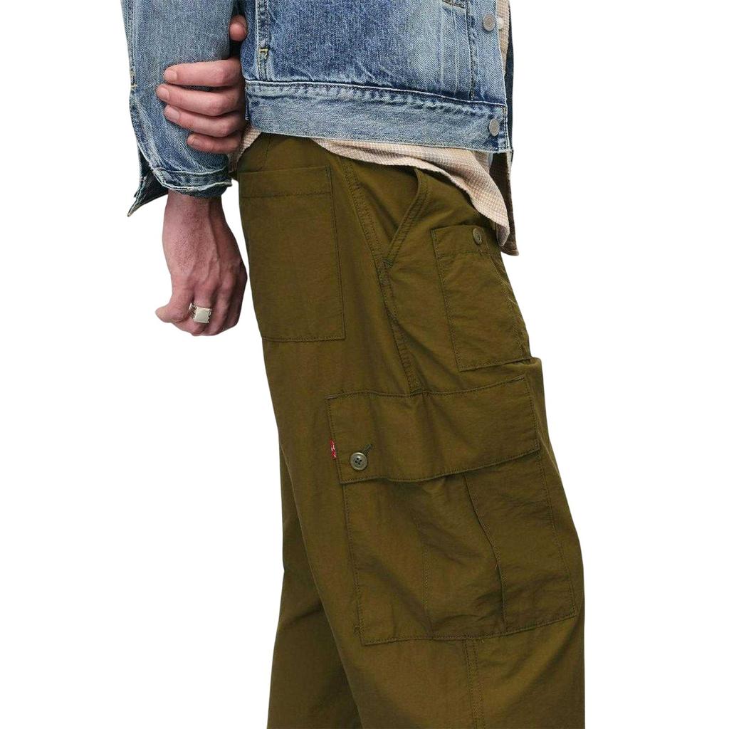 Levis Mens Parachute Mid Rise Straight Leg Cargo Trousers